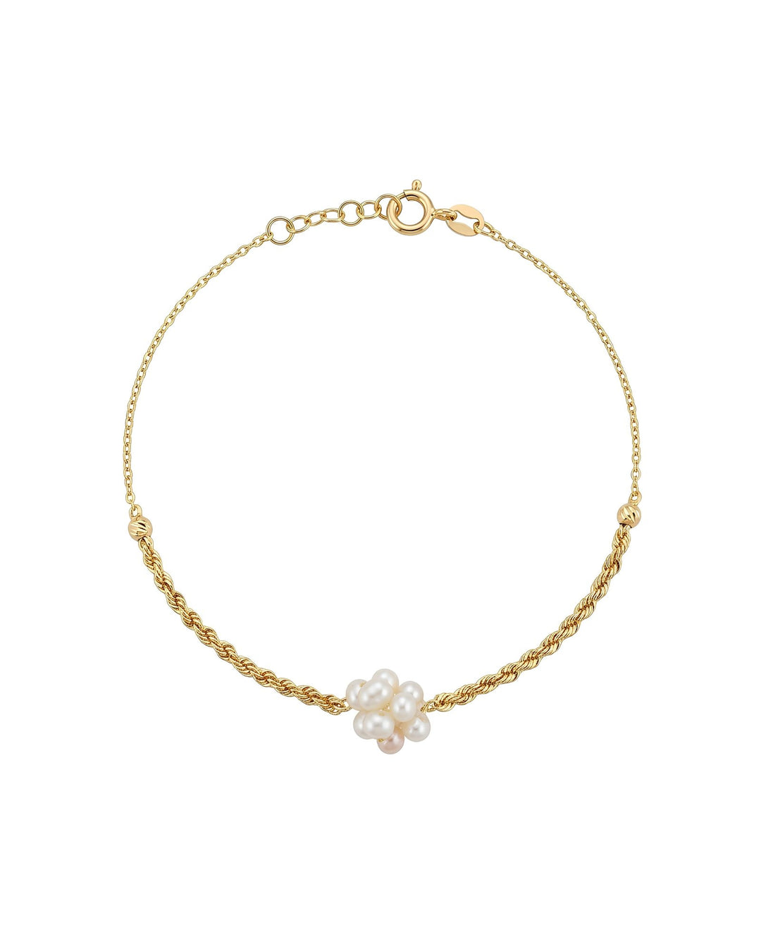 Iris One Pearl Gold Bracelet