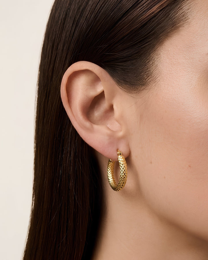Iris Small Matt Earring