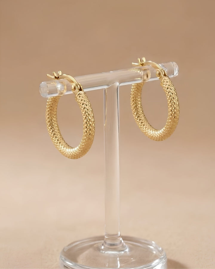 Iris Small Matt Earring