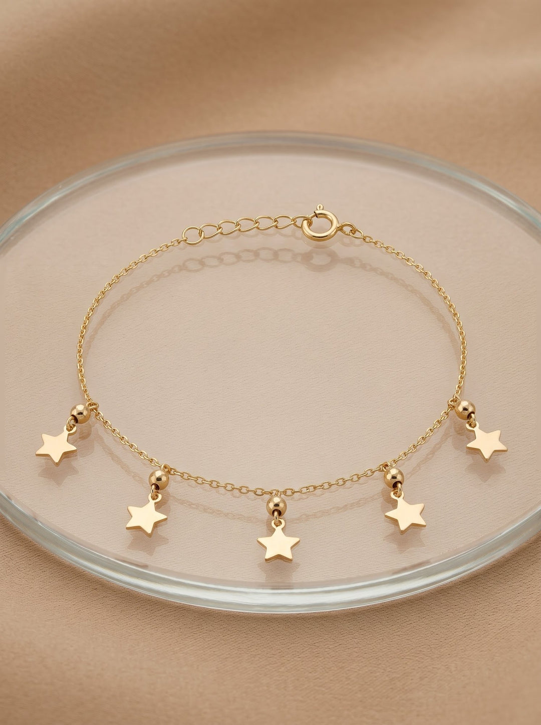 Iris Stars Gold Bracelet
