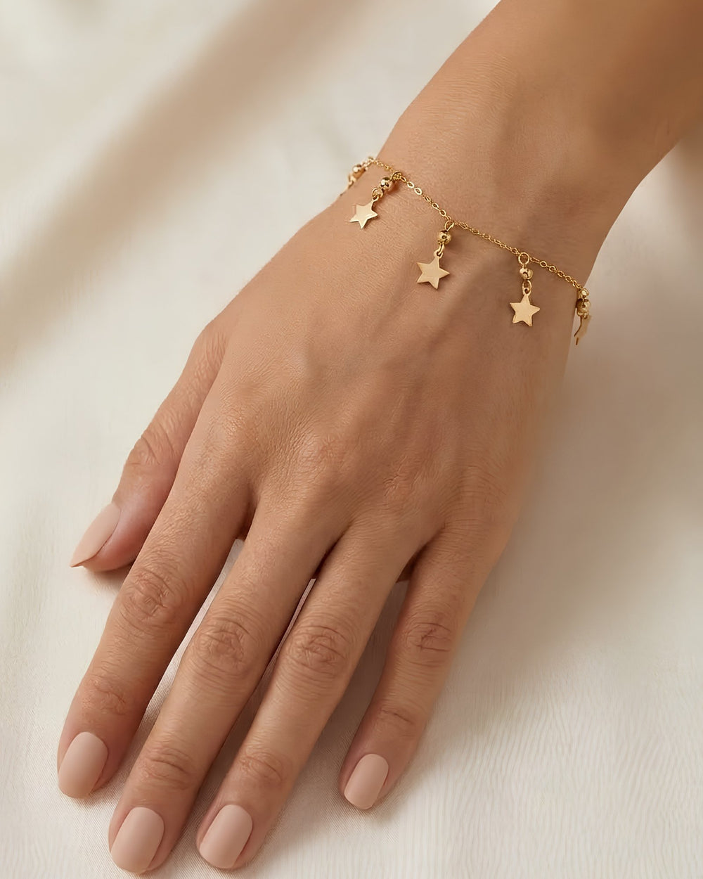 Iris Stars Gold Bracelet