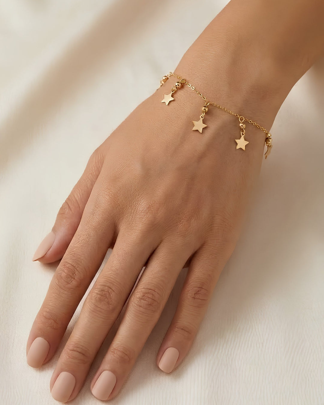 Iris Stars Gold Bracelet