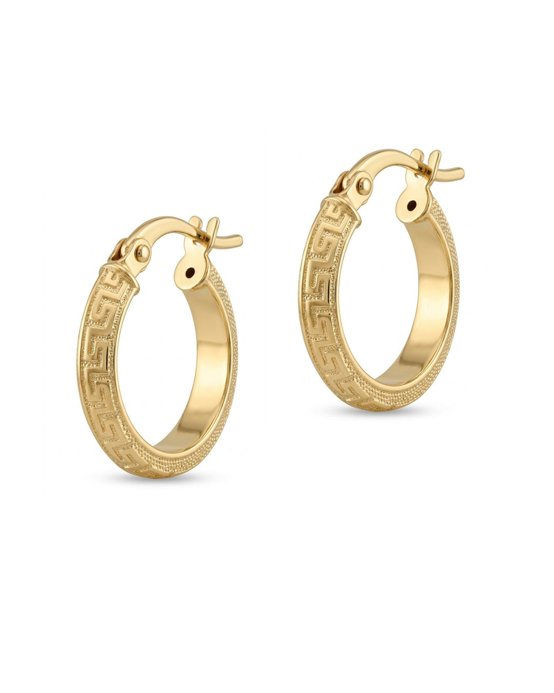 Iris Tiny Vintage Gold Earring